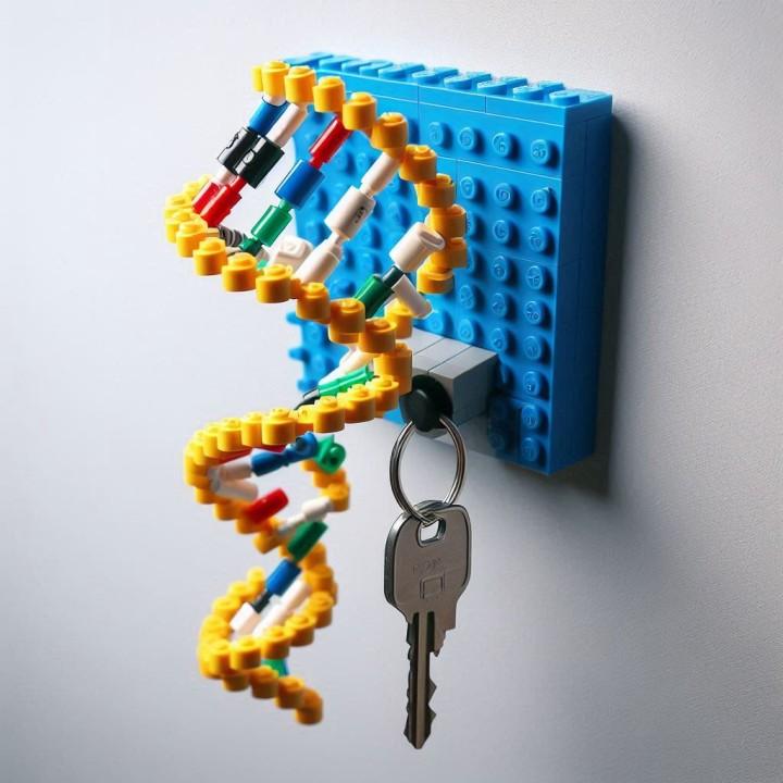 Click Editors work just like Lego keychain holders. AI-generated.