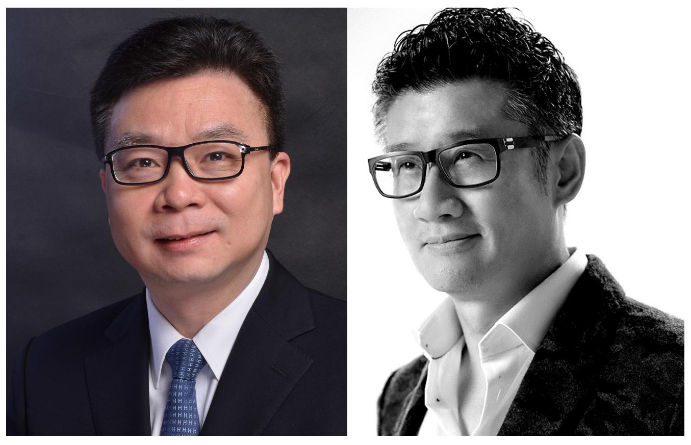 Professor Lu You (left) of West China Hospital and professor Tony Mok (left) of the Chinese...