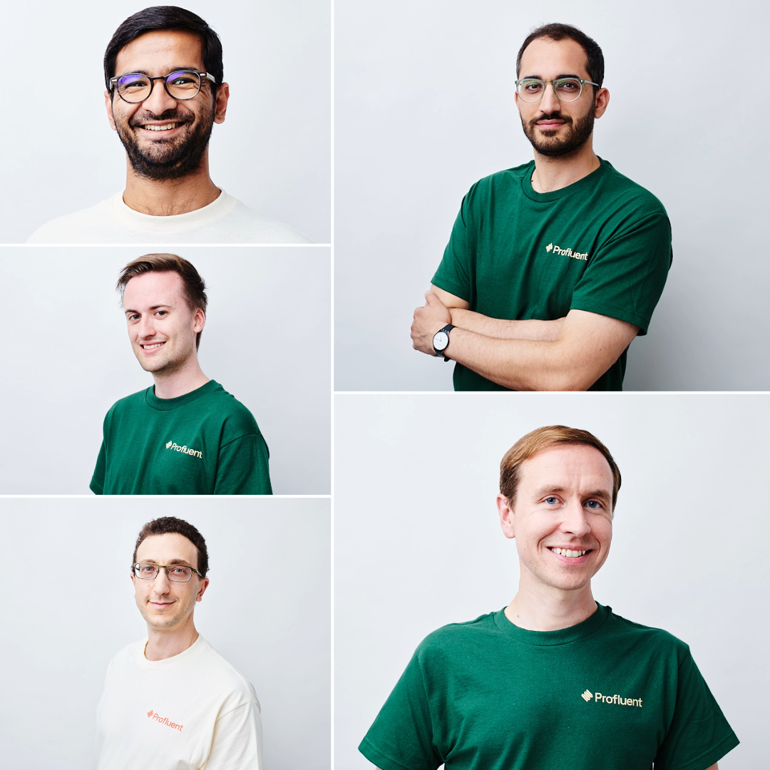 Profluent Bio team members. Column 1 down: Aadyot Bhatnagar - Machine Learning Scientist, Jeffrey...