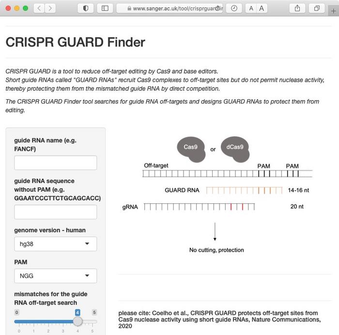 Benjamin Taylor's group has developed CRISPR GUARD Finder that is a free, online tool to reduce...