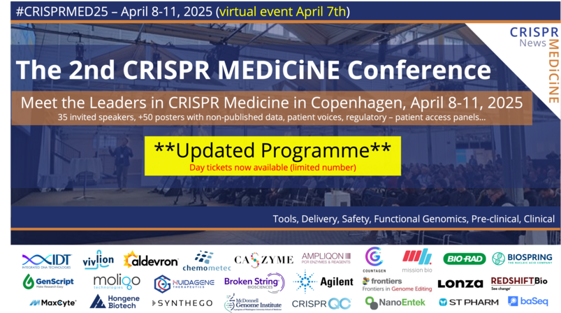 CRISPRMED25 Sponsorship Packages
