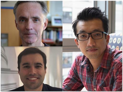 New research shows how CRISPR can turn clothes into biosensors. Lead-authors Peter Nguyen (right)...